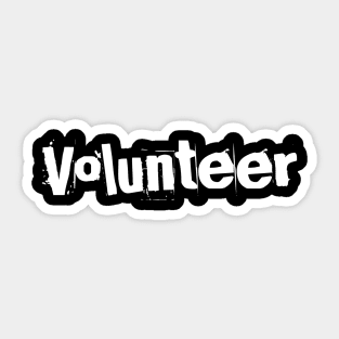 Volunteer Sticker